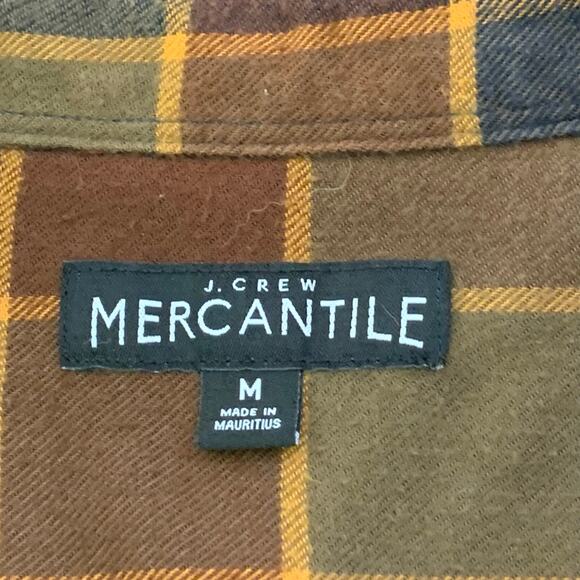 Bundle of 2 J. Crew Mercantile Mens Flannel Shirts Plaid Medium Cabincore Preppy - Picture 3 of 15